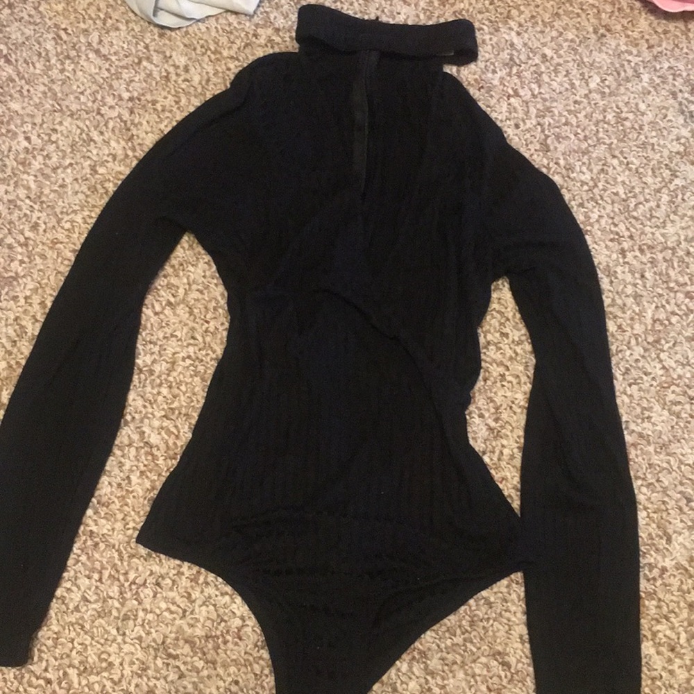 Rumor Boutique black choker bodysuit